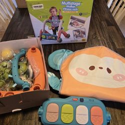 Brand new 2 in 1 baby gym with walker
