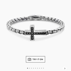 DAVID YURMAN BLACK DIAMOND BRACELET 