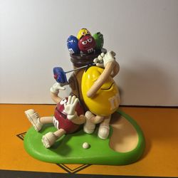 VINTAGE M&M PEANUT CANDY GOLF DISPENSER COLLECTIBLE MARS M&M'S MEMORABILIA
