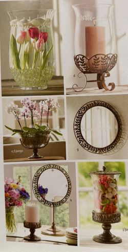Princess house candelabro con su base y espejo