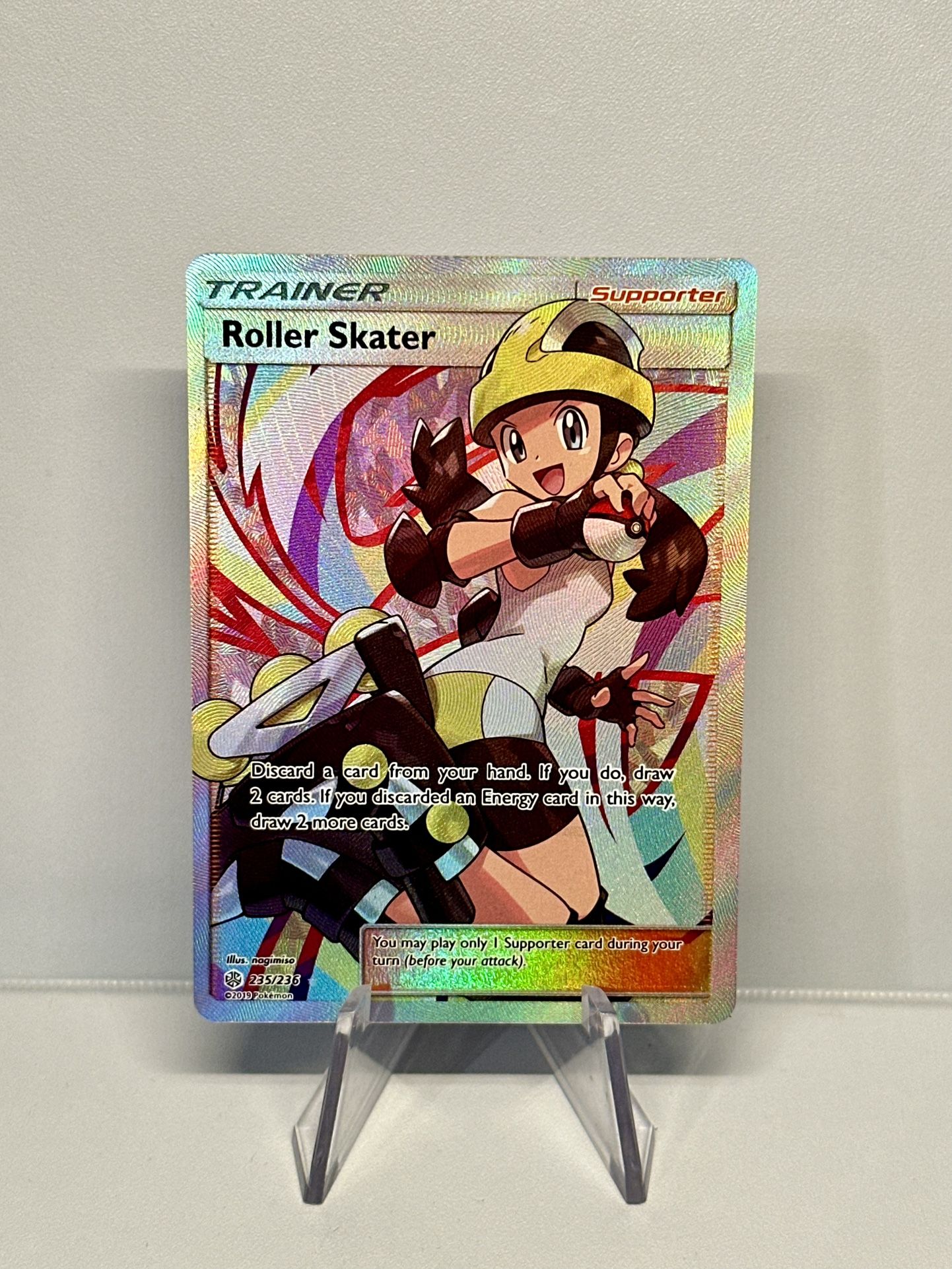 Roller Skater - Full Art Ultra Rare - 235/236 - SM Cosmic Eclipse - Pokemon