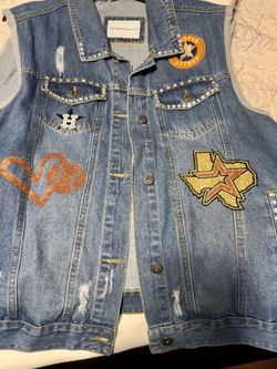 Ladies Astros Bling Vest