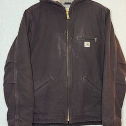 Carhartt WJ141 DWN Detroit Sherpa Lined Hooded Jacket Womens Size Medium