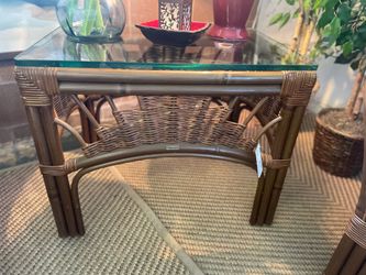 Rattan Side Table
