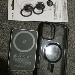 Pop Socket Magsafecharger,Otterbox Case - Aluminum Ring Lens Protectors For Iphone 16 Plus