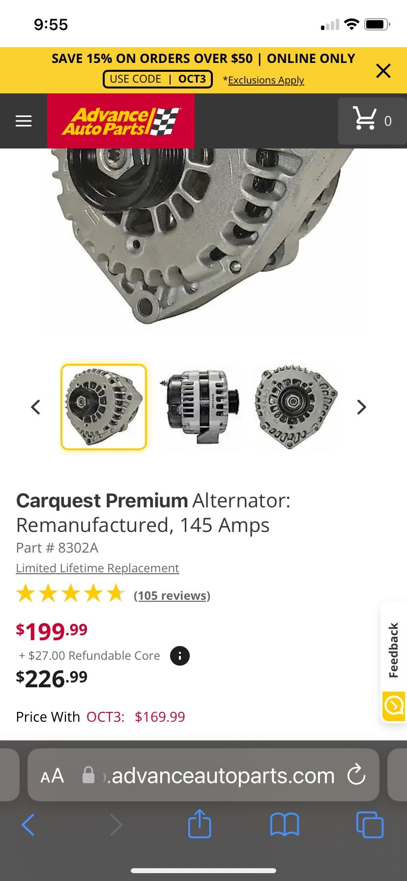 Brand New Alternator !!