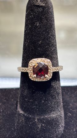 Birthstone Sterling ring