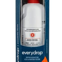 everydrop® by Whirlpool - Water and ice filter 2 for refrigerator, EDR2RXD1, one-off package. New$30 Pick Up 