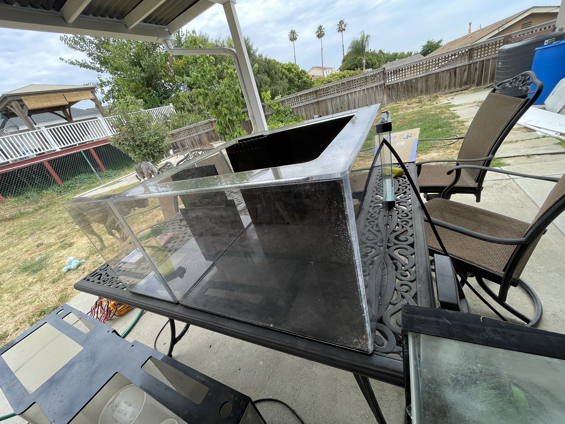 40 Gallon Acrylic Aquarium Fish Tank With 20 Gallon Sump Tank for Sale ...