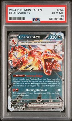 2024 POKEMON PAF EN-PALDEAN FATES #054 CHARIZARD EX PSA 10