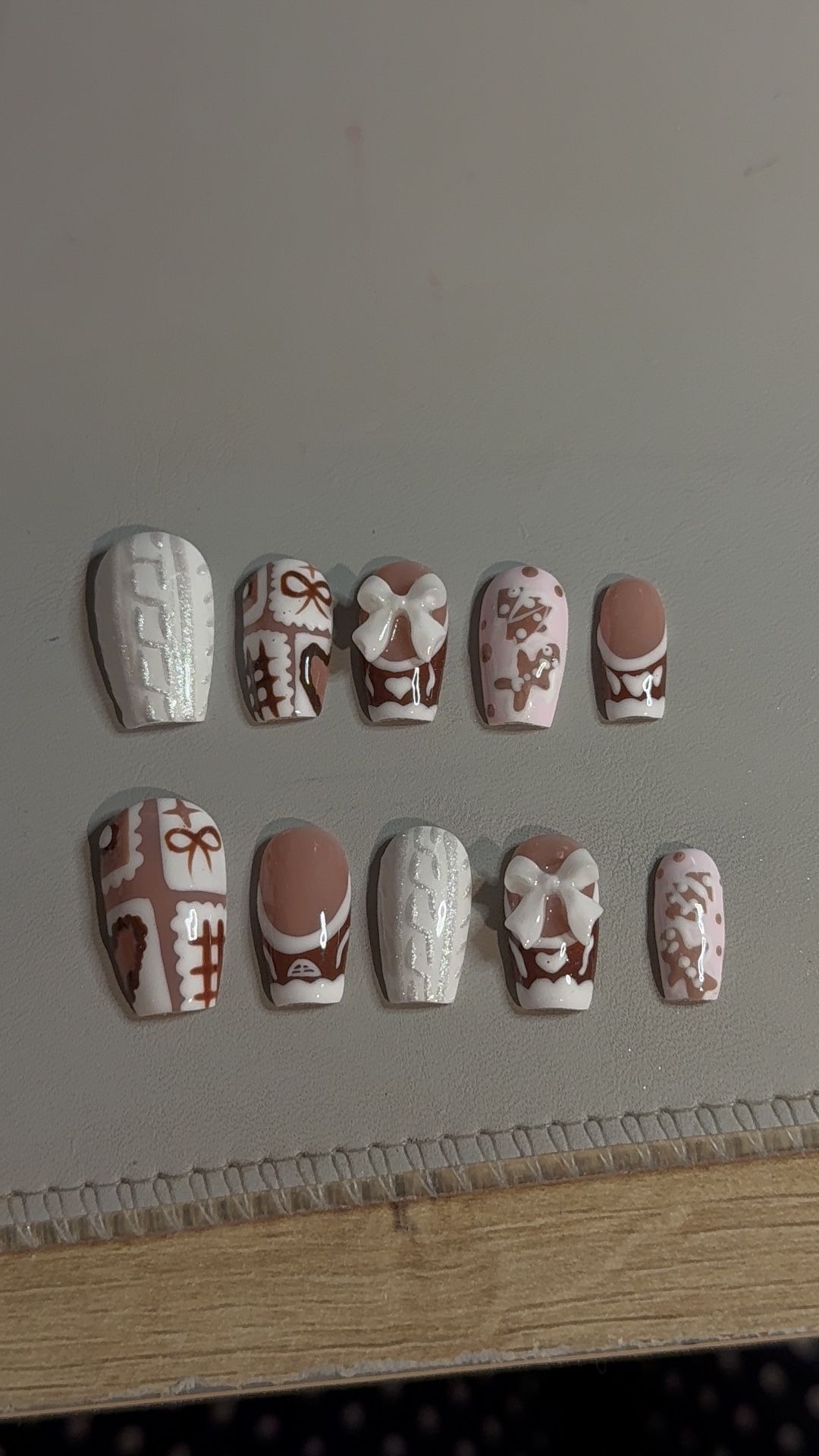 gingerbread nails