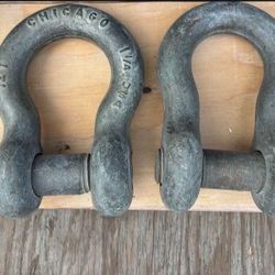 RIGGING SHACKLES (12 TON)2 FOR 20