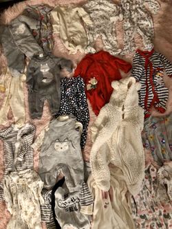 Baby girl clothing lot 18 pieces (0-6 months)