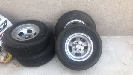 14inch Rims with tires 5 lug