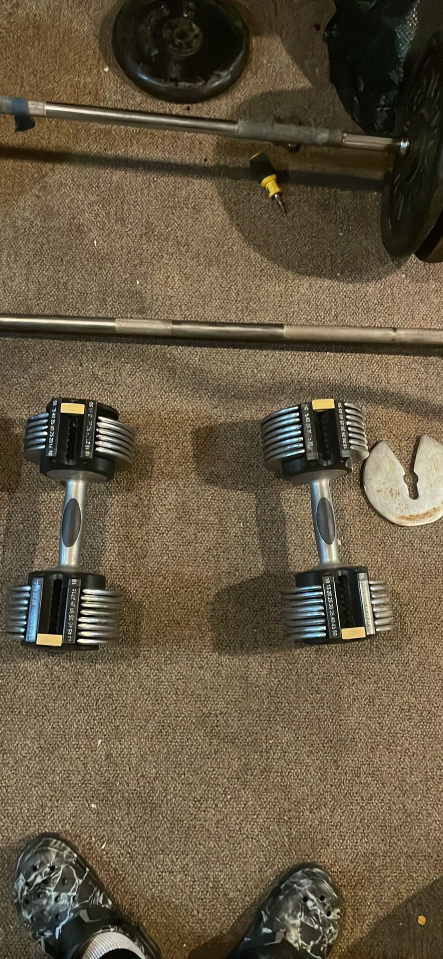 Vintage Golds Gym Dumbells