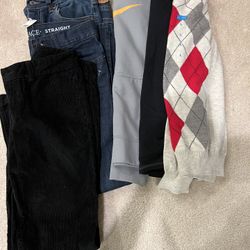 Boys Size 10 and 12 Clothing Some New And Some Barely Worm