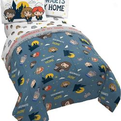 Hogwarts is My Home 4 Piece Twin Bed Set