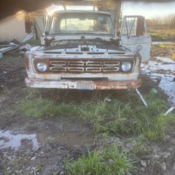 1964 Ford  With Chelsea Pto Hoist Dump Bed 