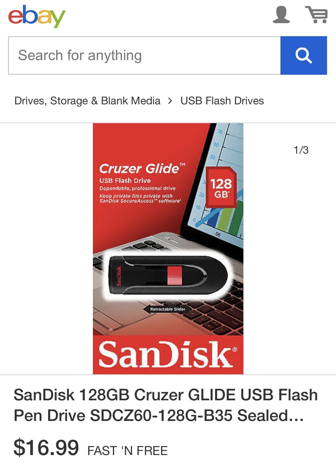 USB Flash Drive 128GB