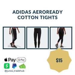 Adidas AEROREADY Cotton Tights - Black XS
