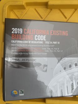 2019 California Existing Building Code