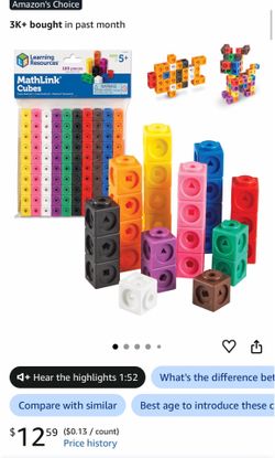 Math Link Cubes