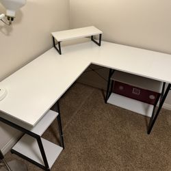Wayfair L Desk (white)