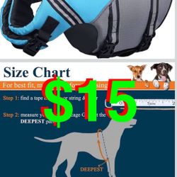 Sports Style Dog Life Vest, Dog Life Jacket- Large