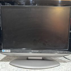 Sharp 19” LCD TV with built in DVD player