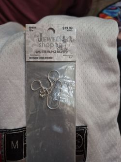 925 Sterling Silver Snake Chain Bracelet 7.5"