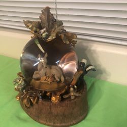 Bambi musical snow globe 