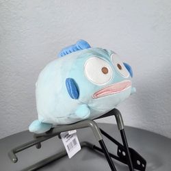 6" Sanrio Hangyodon in Light Blue Roll Plush