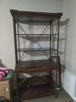 Coffee table and shelf set