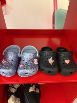 2 Pairs Kids Crocs Clogs with Jibbitz