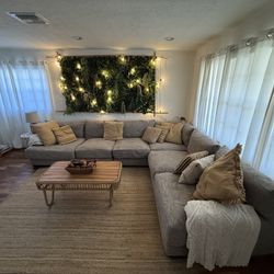 Light Grey Cloud Sectional