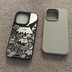 Two iPhone 15 pro cases