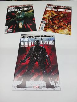 Star Wars War of the Bounty Hunters #1 x3 comic books