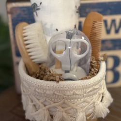 Newborn Gender Neutral Baby Shower Grooming  Gift Set
