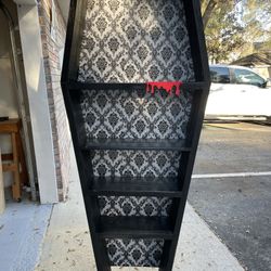 Coffin Shaped Booxcase