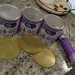 Enfamil gentleease sample cans + travel packets 4 pck