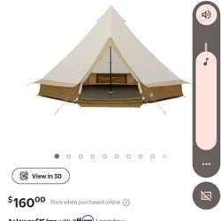8man Glamping Tent With LED Lights