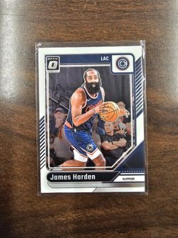JAMES HARDEN CLIPPERS TOPPS NBA SPORTS CARD !