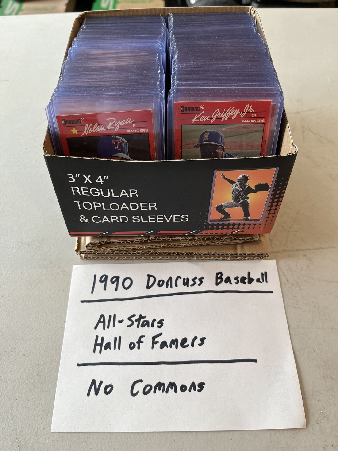 1990 Donruss Baseball All-Stars & Future Hall Of Famers (185 Cards)