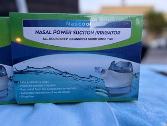 Nasal power suction irrigator