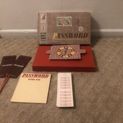 Vintage Milton Bradley Company Password Boardgame