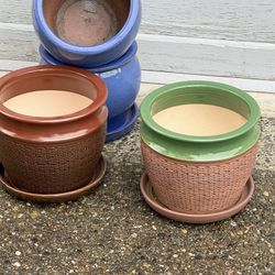 Ceramic Pots New $15 Each