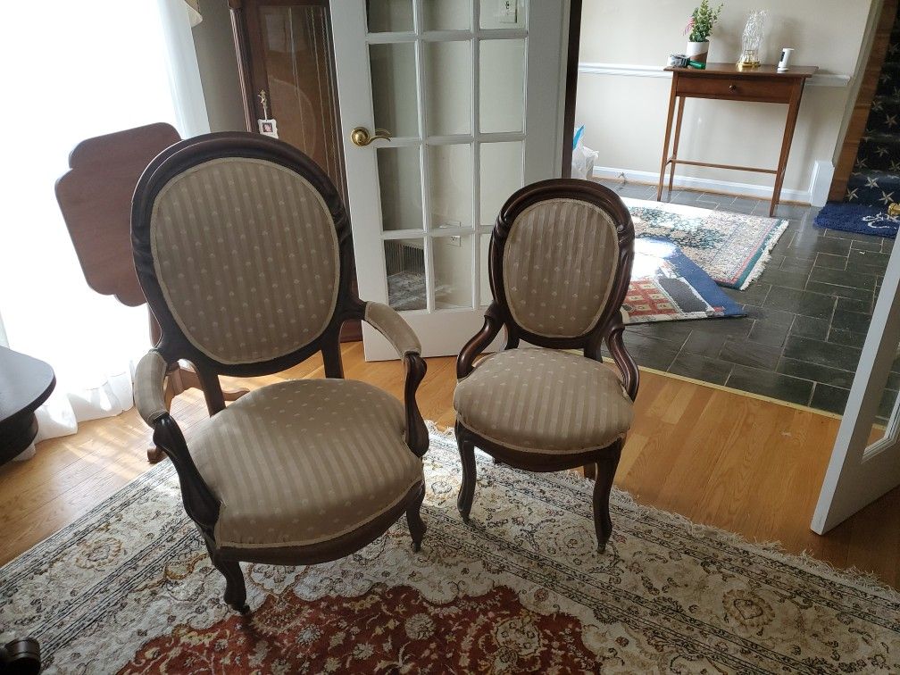 Antique Walnut Chairs