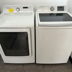 Samsung Washer And Electric Dryer Set 
