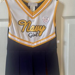 Navy Girl Cheerleader Outfit /Costume 