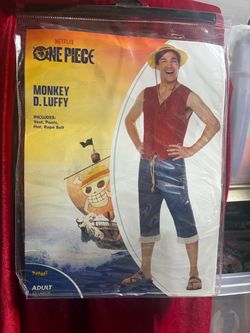 Luffy - One Piece - Adult Halloween costume  Large New